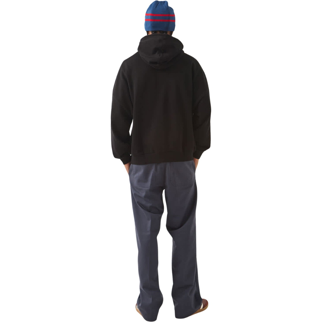 2026 Brixton Mens Dugout Zip Hoodie 23082 - Black / Grey